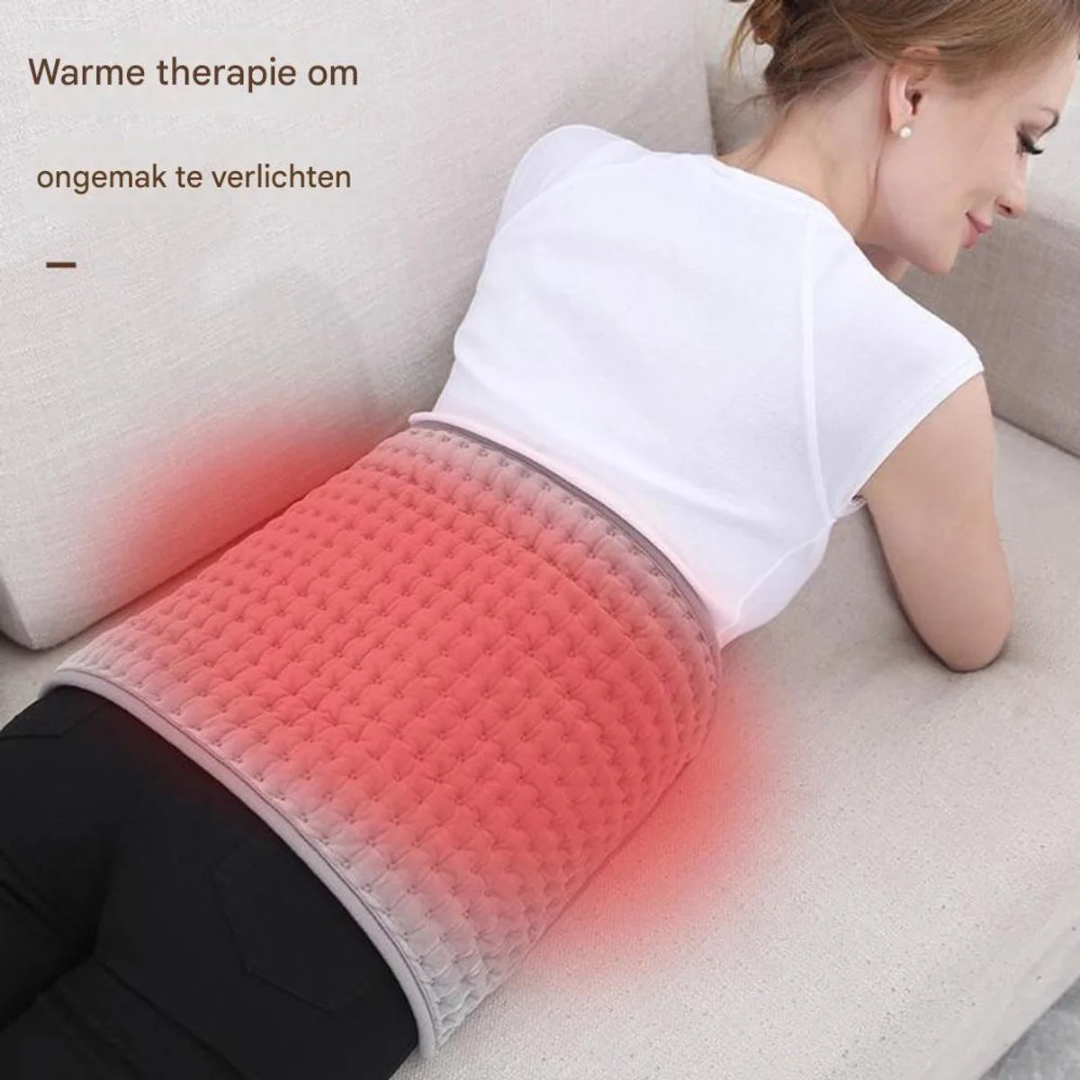 WorldLink Het warmtekussen voor rugpijn van is een elektrisch warmtekussen dat menstruatiekrampen en nek- en schouderklachten verlicht. Het wordt geleverd met een heupband, heeft 4 timerinstellingen, 9 temperatuurstanden, schakelt automatisch uit